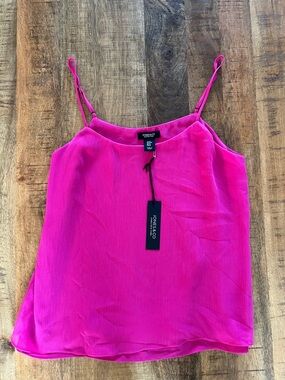 Jones New York Bright Pink Adjustable Strap Cami